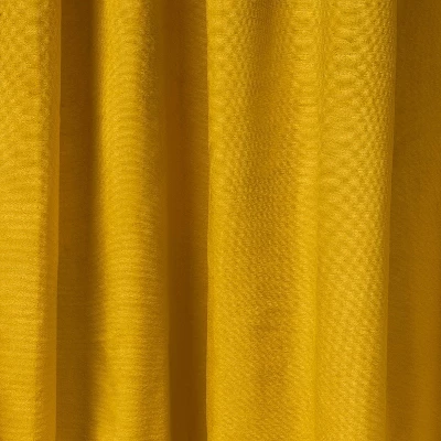 1pc Light Filtering Velvet Macrame Trim Window Curtain Panel - Opalhouse™ Designed With Jungalow™ - Image 3