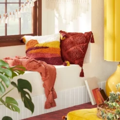 Diamond Pattern Woven Shag Throw Blanket - Opalhouse™ Designed With Jungalow™