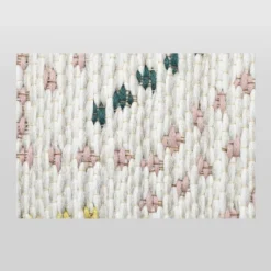 7'x10' Multi Dot Fringed Rectangular Woven Outdoor Area Rug Multicolor - Opalhouseâ„¢