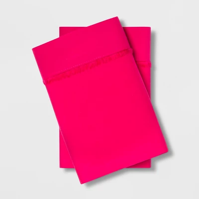 Solid Percale Cotton Pillowcase Set - OpalhouseĀ