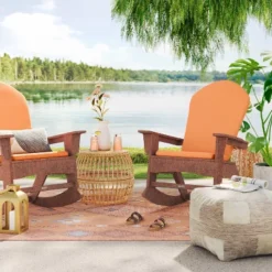 7'x10' Bright Moroccan Rectangular Tapestry Woven Outdoor Area Rug Coral Orange - Opalhouseā¢