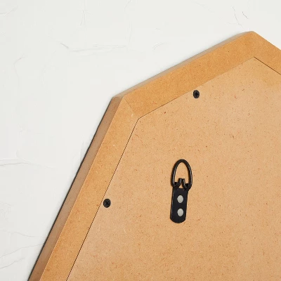 18" X 24" Wood Resin Decorative Wall Mirror Brown - Opalhouse™ Designed With Jungalow™ - Image 3